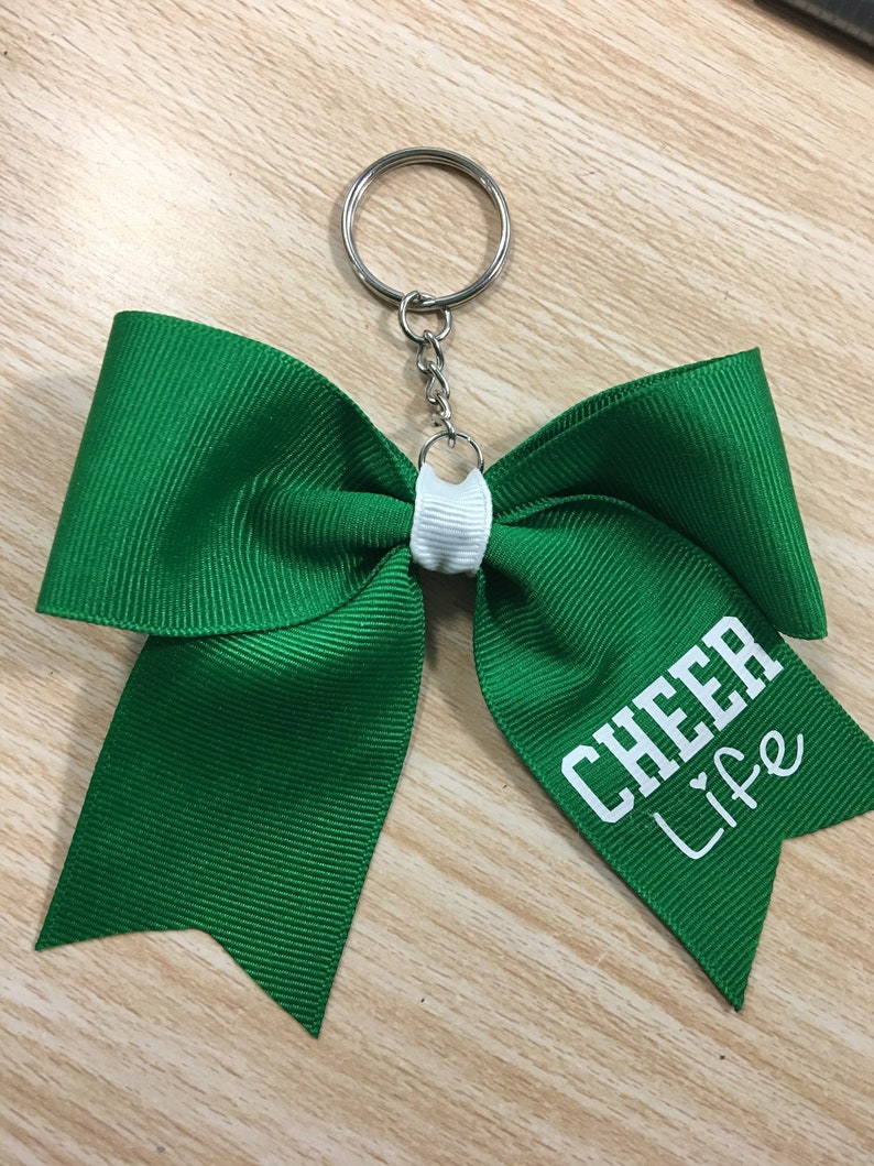 Cheer Life Bow Keychain