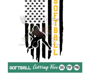 File di bandiera/SVG/PNG/tagliato di softball