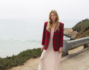 Vintage Dead Stock Plaid Blazer Vintage Dead Stock Plaid Blazer