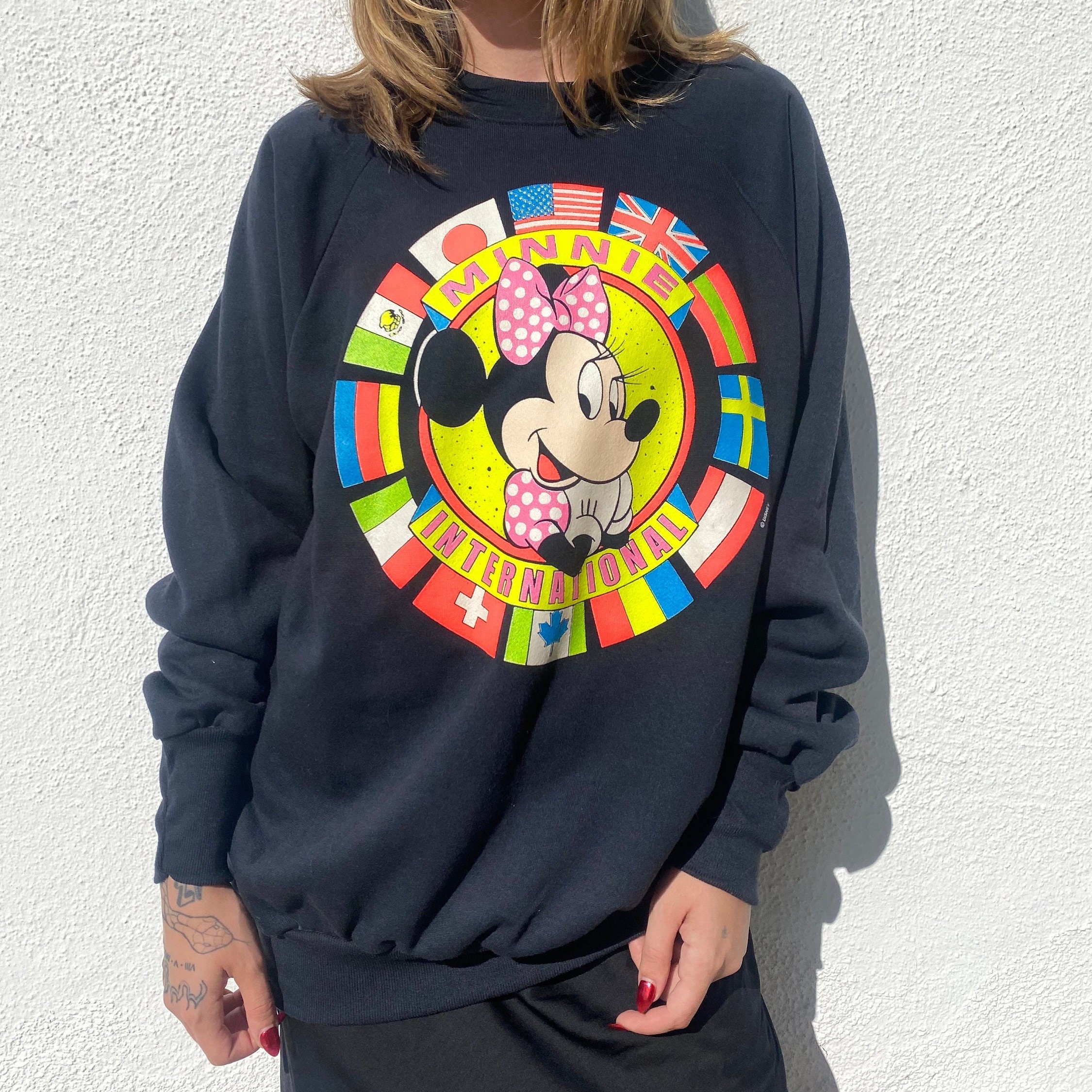 Vintage Minnie Mouse Sweatshirt VTG Disney Sweatshirt - Etsy Israel