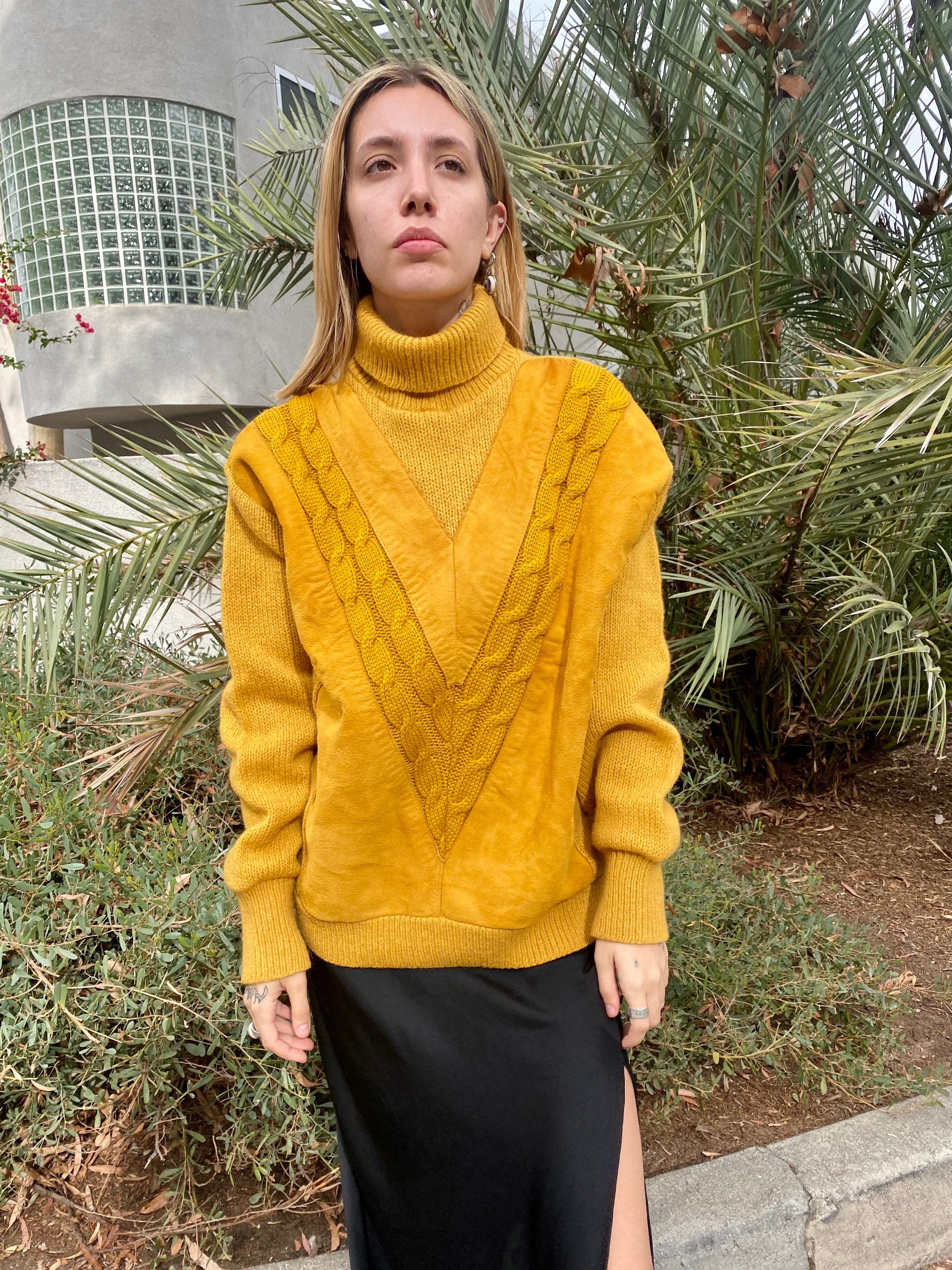 Mustard Turtleneck - Etsy