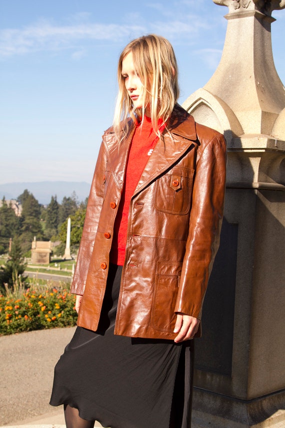 Vintage 70s leather jacket