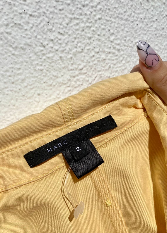 Y2K MARC JACOBS Jacket, Women's Vintage Yellow Co… - image 6