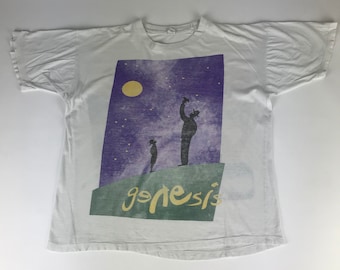1992 Genesis Tour XL Band T-shirt. Drummer Phil Collins. No Rips