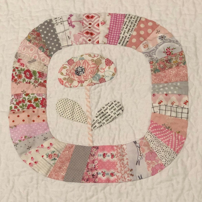 Custom Made-to-Order Hand appliqued baby quilt