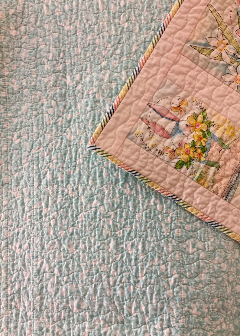 Handmade Bunny Quilt