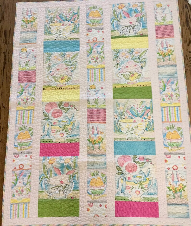Handmade Bunny Quilt