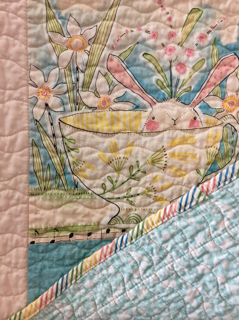 Handmade Bunny Quilt