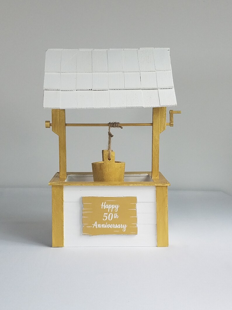 Small Personalized Wishing Well With Bucket Stained or Etsy