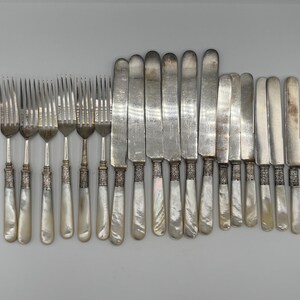 Antique Mother of Pearl Flatware - Etsy