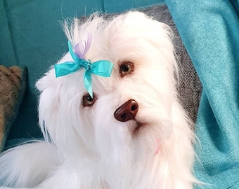 Custom plushie order, plush dog sculpture, realistic sculpture puppy pet, adopt a pet