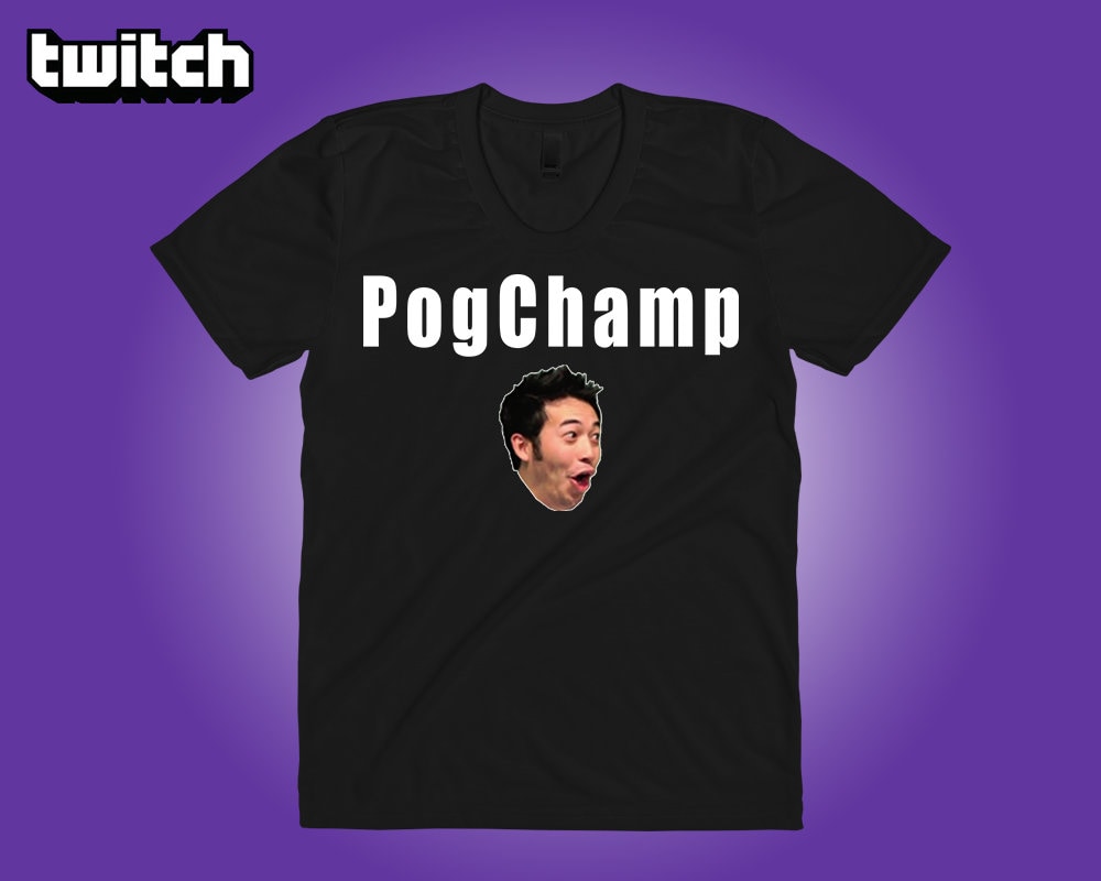 Pogchamp Shirt Twitch Pogchamp Emote Shirt Etsy