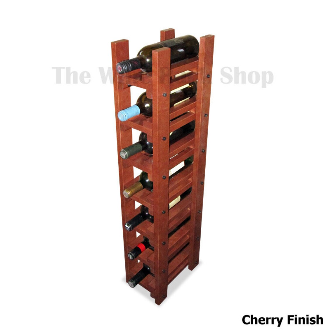 Single Column Wine Rack for 7 bottles. Store your bottles in a Etsy