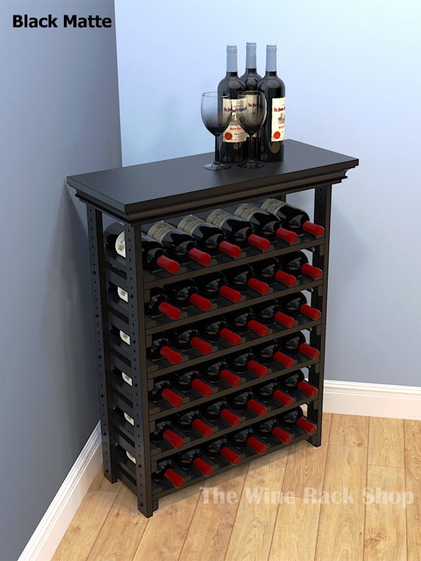 36 Bottle Wine Rack With Table Top Store Plenty of Bottles Etsy