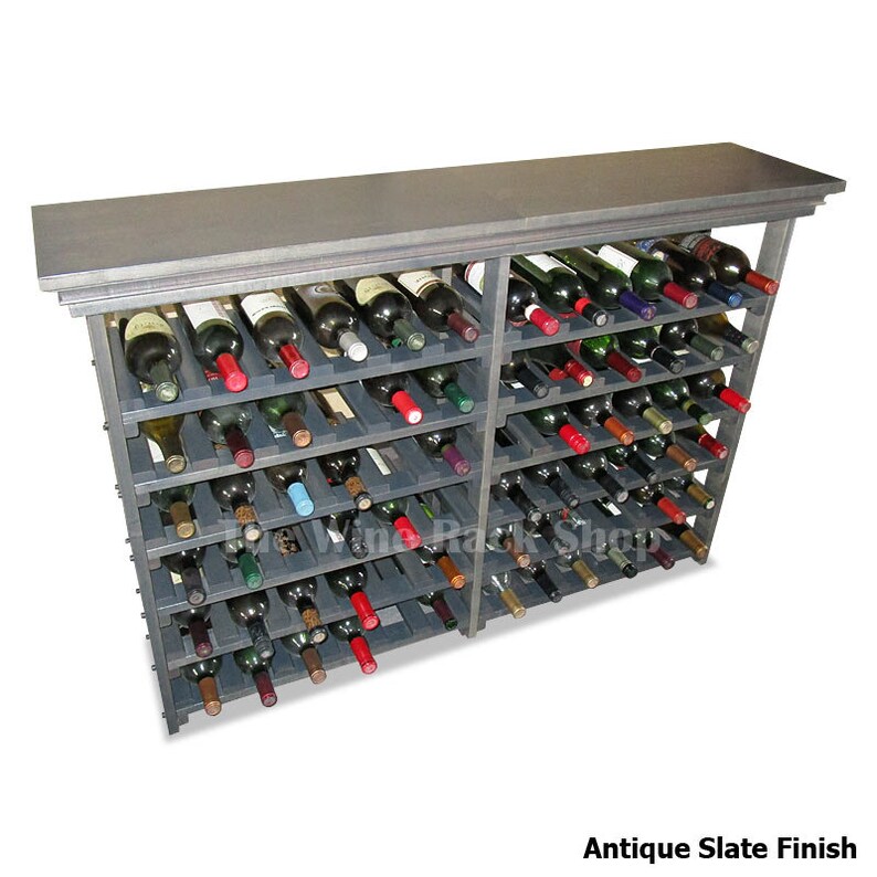 Maple Wine Table Solid wood wine storage rack for 72 bottles Etsy