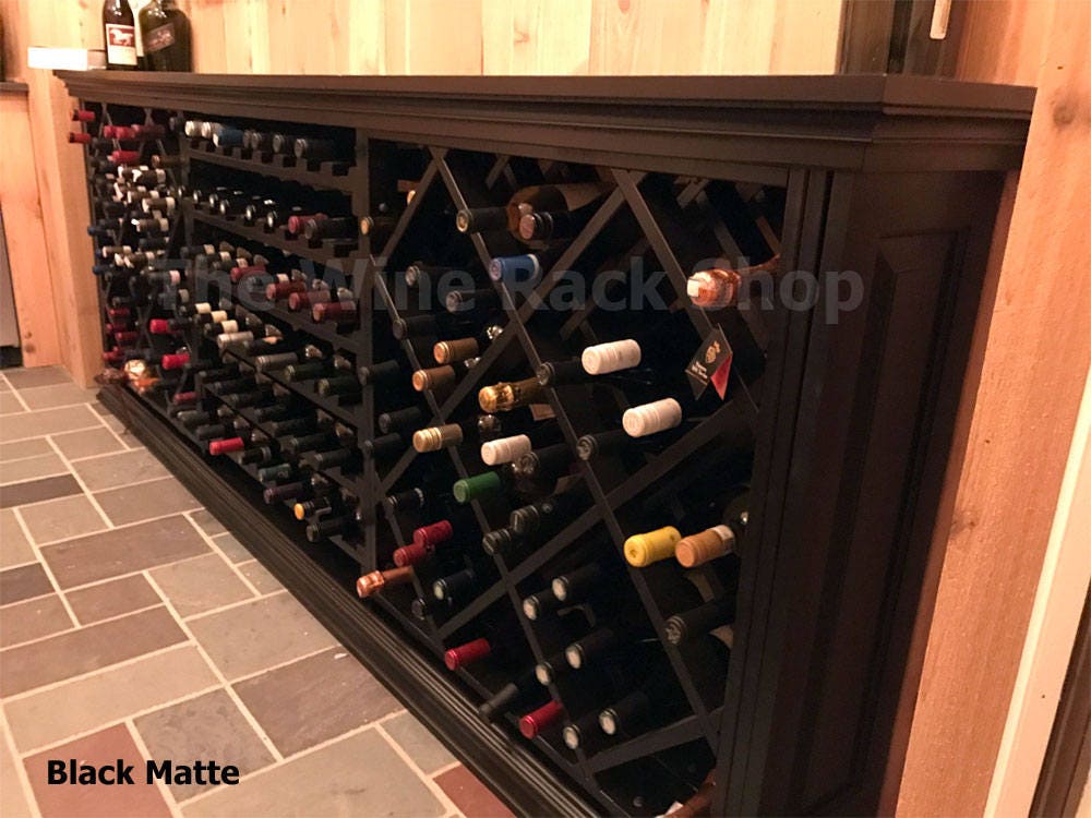 Wood Wine Buffet Table dining room wine tasting table Black Etsy