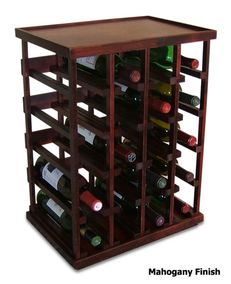 Stackable Wine Rack Plus Tabletop wine storage for 20 Etsy