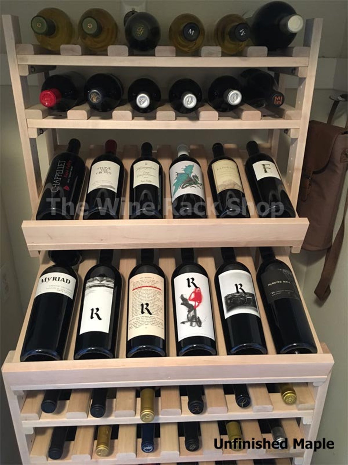 Maple Pantry Wine Rack Ideal for your wine closet includes Etsy