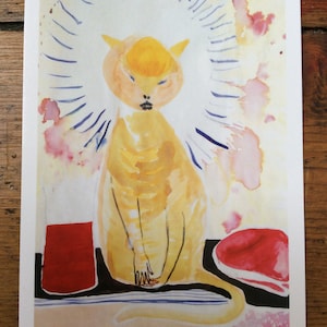 Cartes postales d'art « Chat de la paix »