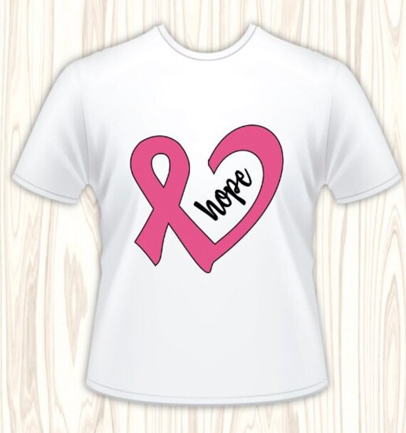 Breast Cancer Hope T-Shirt Card Paper Greeting Cards jan-takayama.com