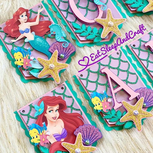 Little Mermaid Banner / Little Mermaid Birthday / Mermaid Banner