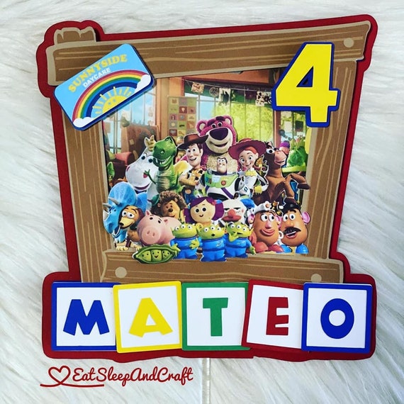 Toy Story Cake Topper Toy Story 4 Cake Topper Toy Story Etsy Ireland