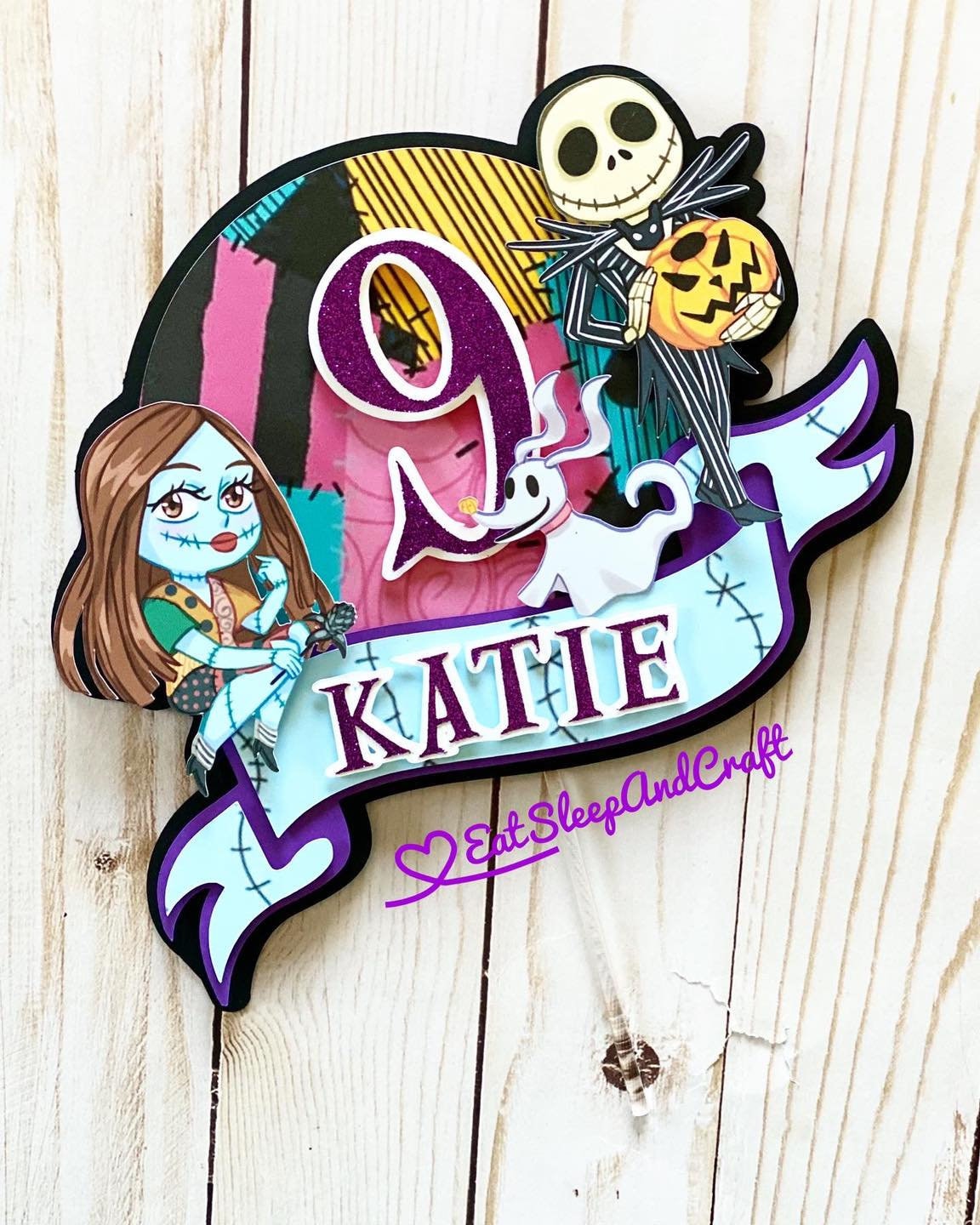 Nightmare Before Christmas Jack And Sally Cake Topper - vrogue.co