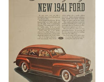 1941 Liberty Mutual Insurance Magazine Ad • Vintage Car Accident ...