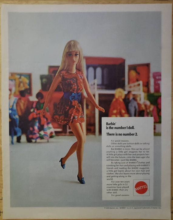 vintage barbie ads