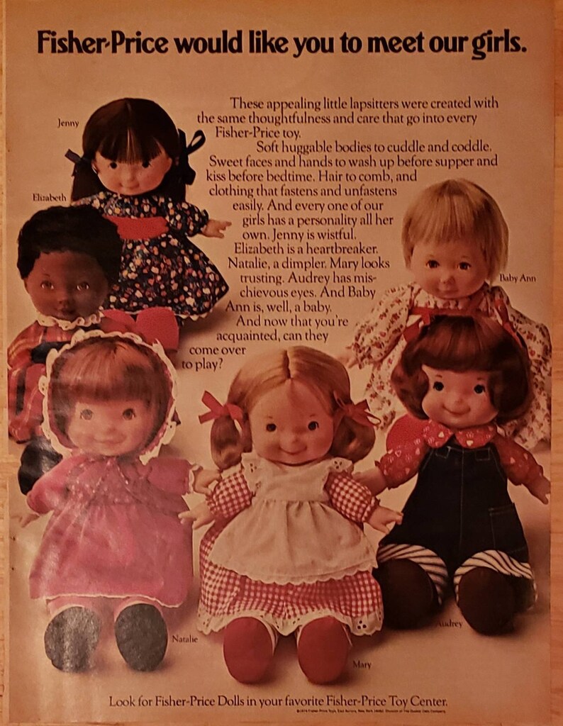 vintage fisher price dolls