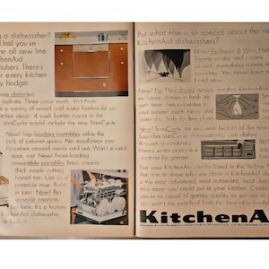 KitchenAid Vintage Print Ad 1960s Retro Decor