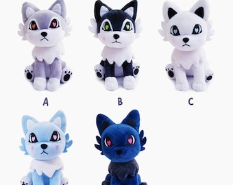 blue wolf plush