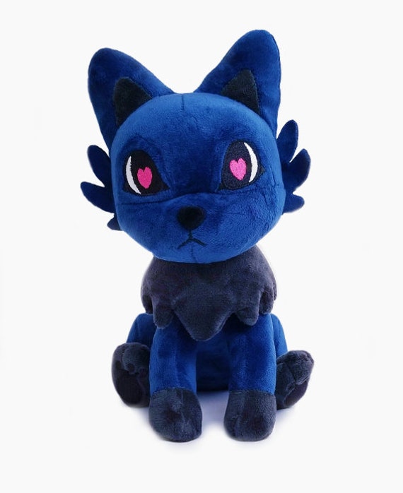 blue wolf plush