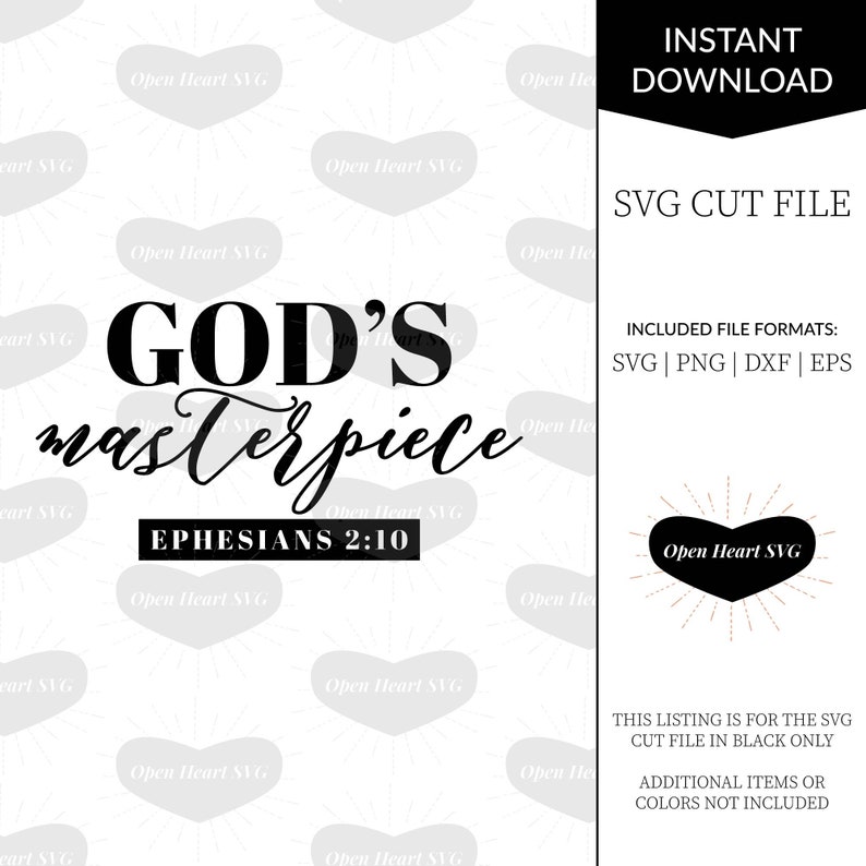 God S Masterpiece Ephesians 2 10 Scripture Svg Cut File Jesus Christ Svg Faith Based Personal God S Masterpiece Ephesians 2 10 Scripture Svg Cut File Jesus Christ Svg Faith Based Personal