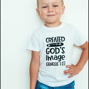 Created in God's Image a Christian SVG for Kids Genesis - Etsy