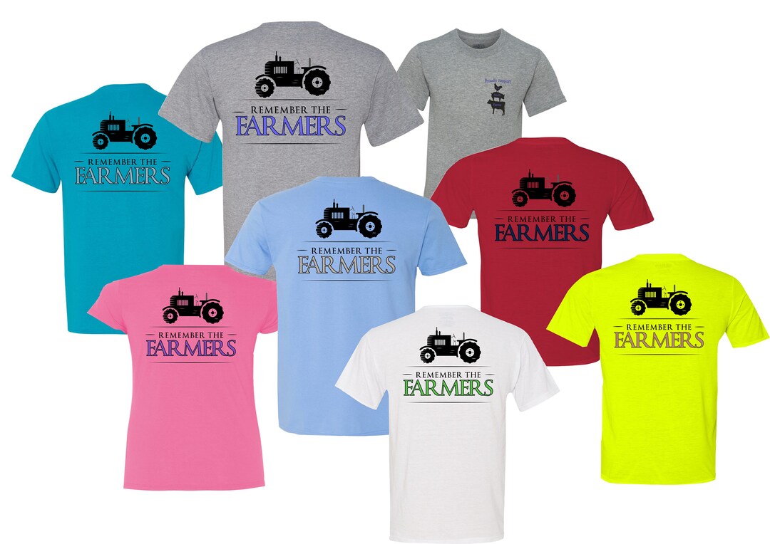 Remember the Farmers Tshirt Etsy UK