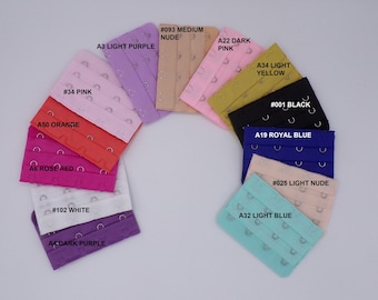 Sally’s ® Bra Extender: 3 Hooks, 3 Positions -  2 Pieces
