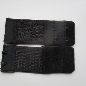 Bra Extender 2 HOOK ,3 POSITIONS -Elastic Bra Extension Strap
