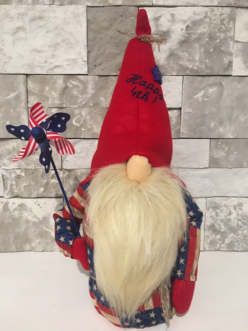 Fourth of July gnome collector figurine | Etsy