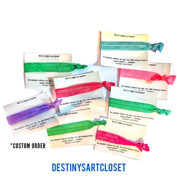 Best Friends Forever Hair Tie No Hurt Hair Ties Free Etsy