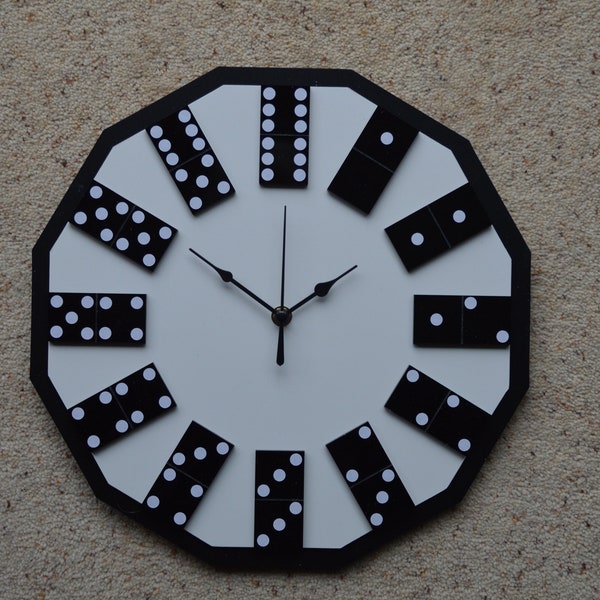 Domino Clock Etsy