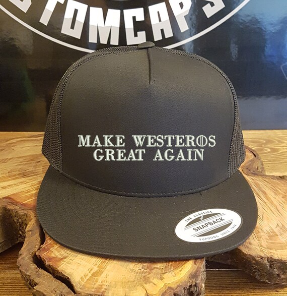 MWGA CAP // Make Westeros Great Again Hat // Embroidered // 2 - Etsy