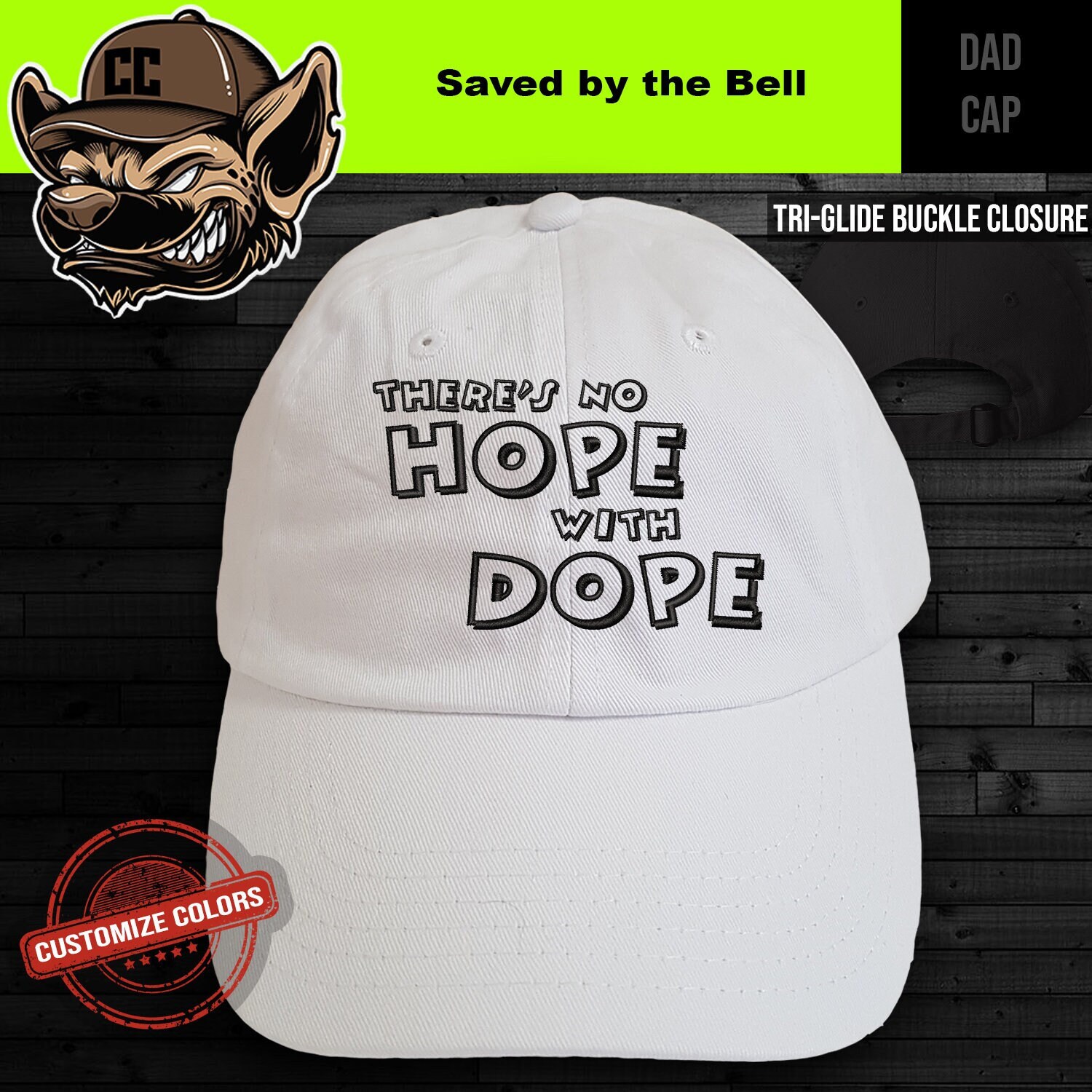 Dope Casquette De Baseball Unisexe Réglable 3 Pièces Dope Casquette De Baseball Unisexe Réglable 3 Pièces