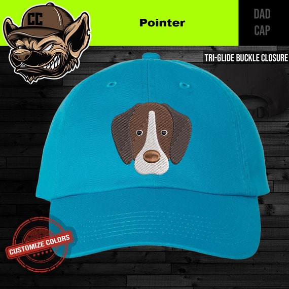Pointer Dog Embroidery Embroidered Adjustable Hat Baseball Cap Pointer Dog Embroidery Embroidered Adjustable Hat Baseball Cap