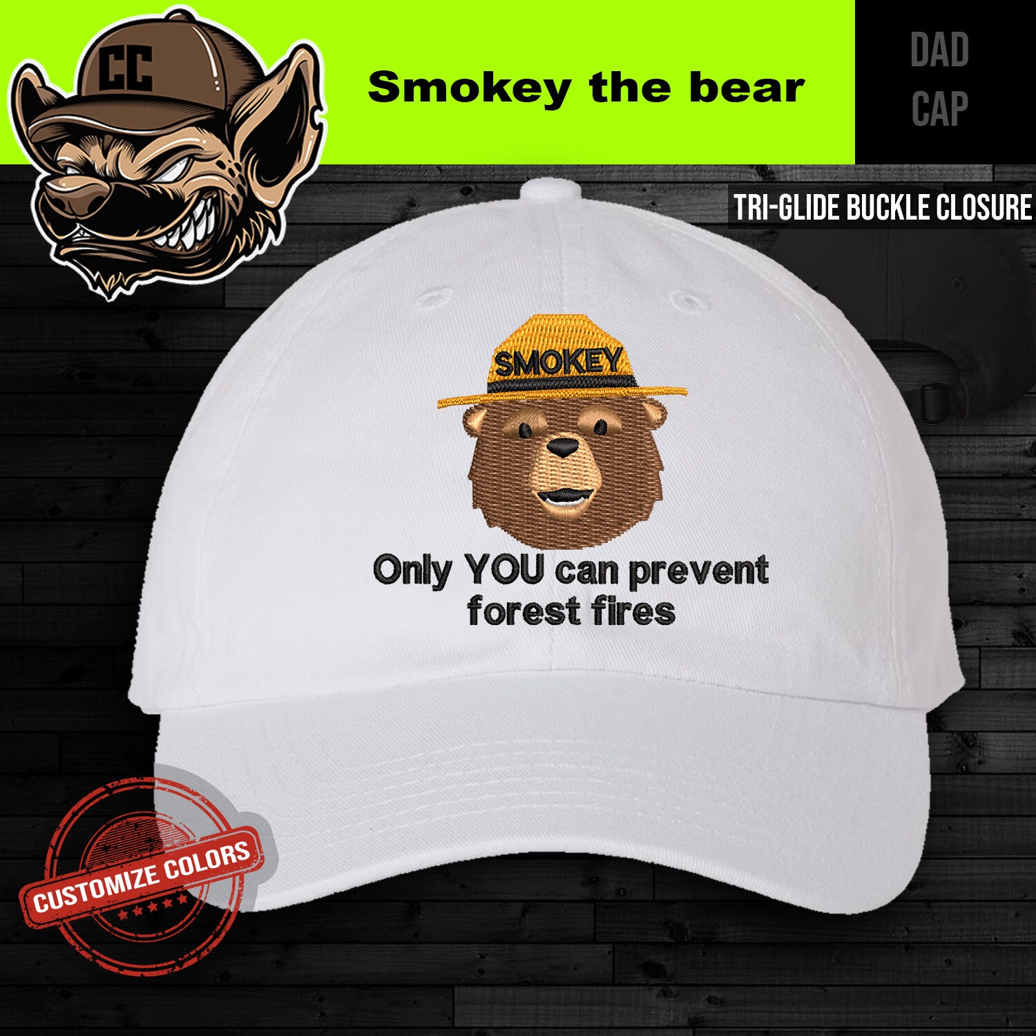 Smokey the Bear Hat Inspiring Cap 