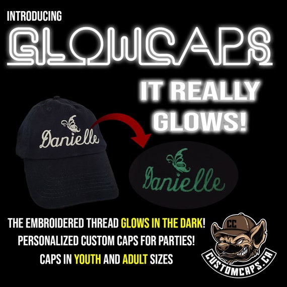 cap glow in the dark