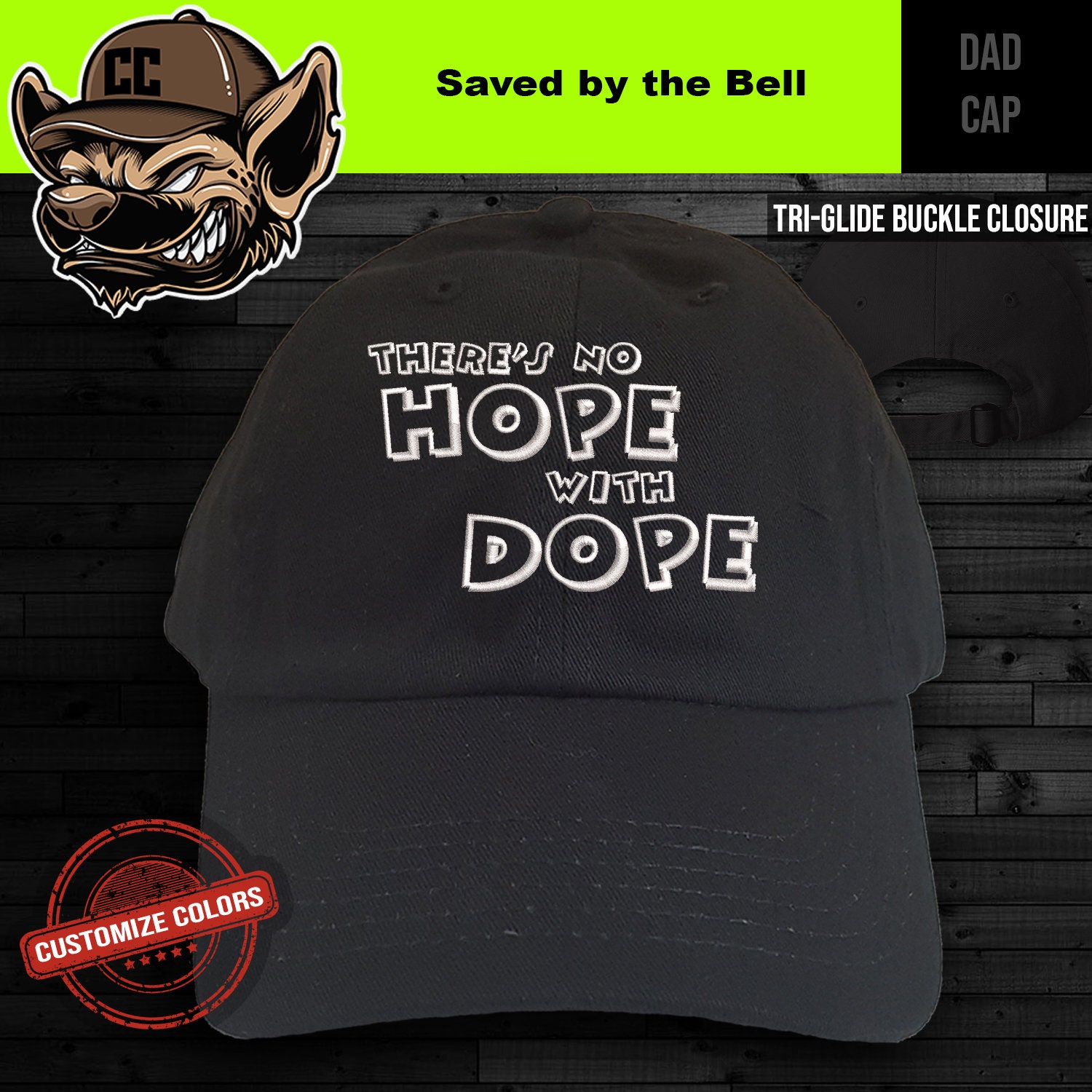 Dope Casquette De Baseball Unisexe Réglable 3 Pièces Dope Casquette De Baseball Unisexe Réglable 3 Pièces
