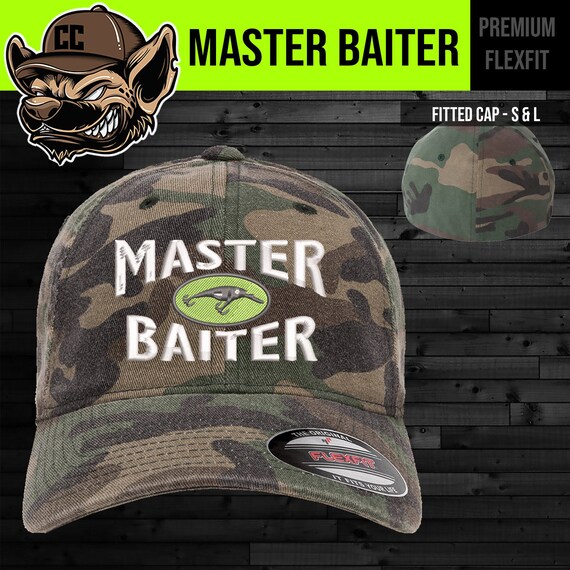 MASTER BAITER Camo Flexfit Cap 