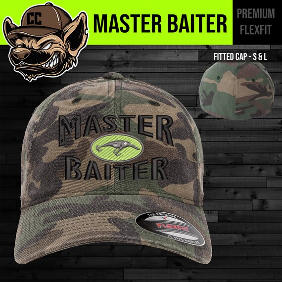 MASTER BAITER Camo Flexfit Cap 