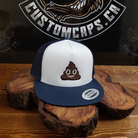 Cacca Emoji cappello / / cacca Emoji Cap / / SnapBack Yupoong | Etsy Italia